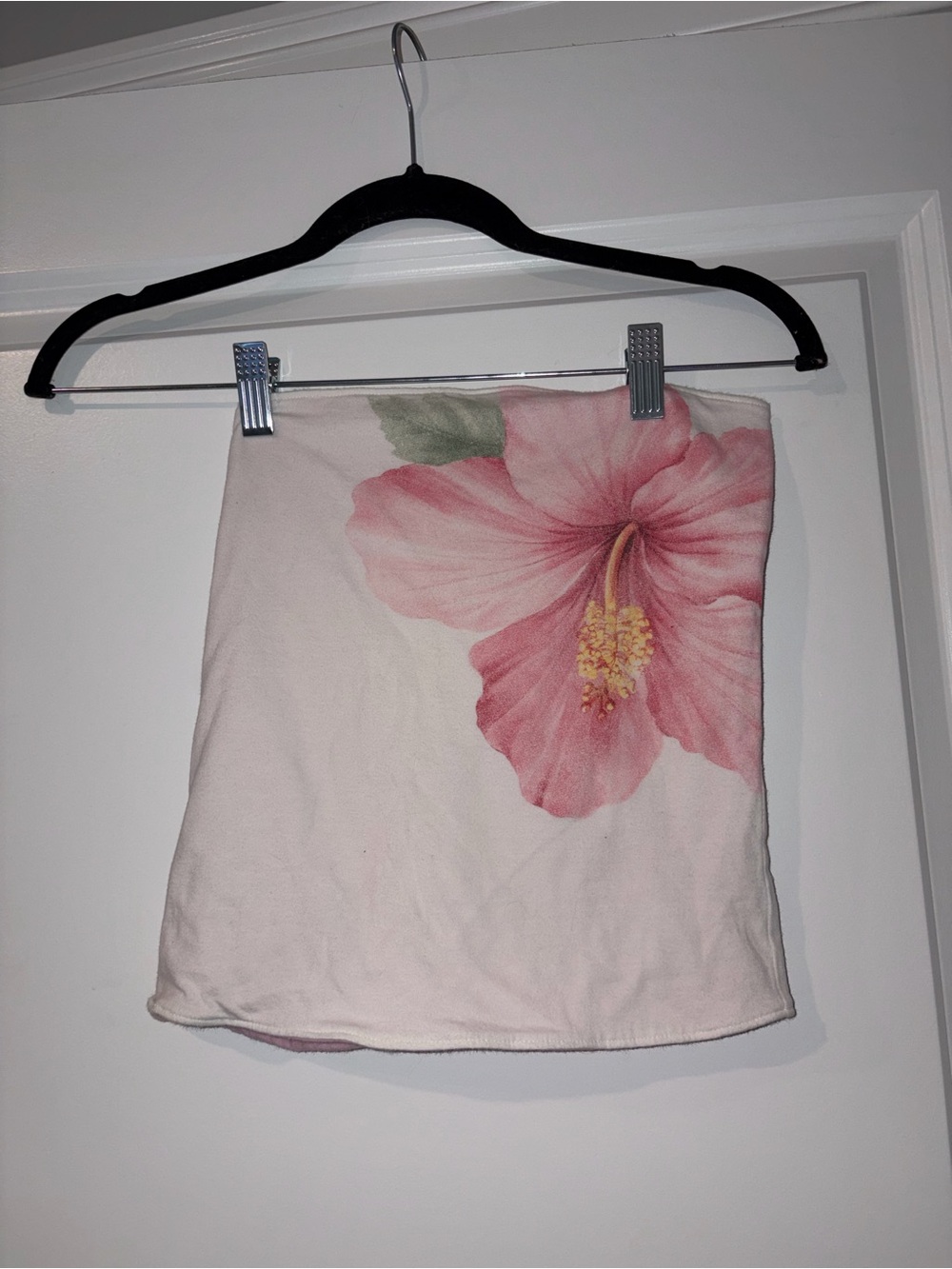 Reversible Floral Pink Tube Skirt